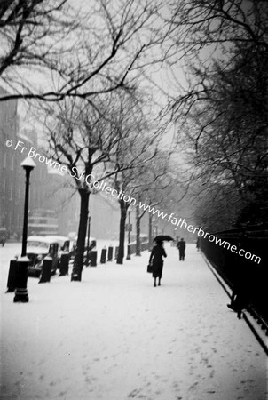 ST STEPHEN'S GREEN SNOW